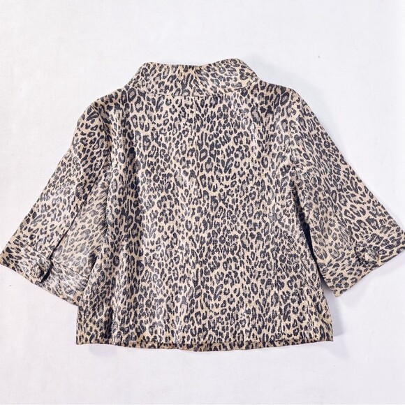 Leopard Leather Jacket - Picture 5 of 8